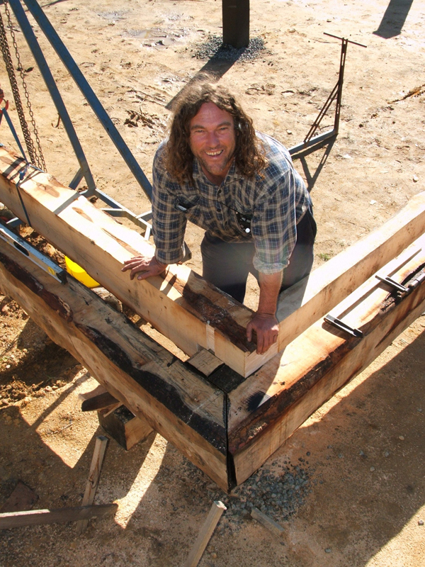 Trev Building a house corner