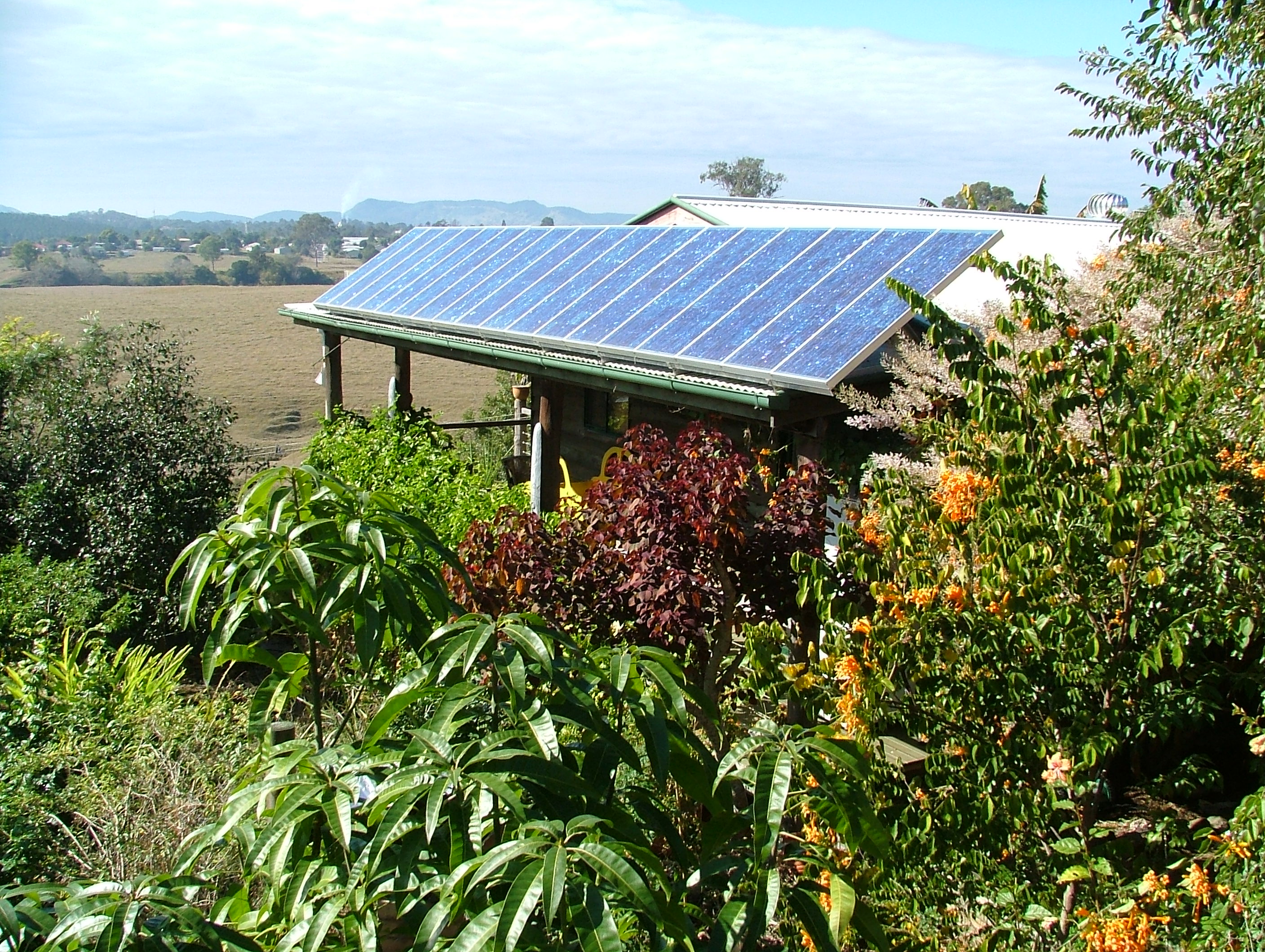 House/solar panels