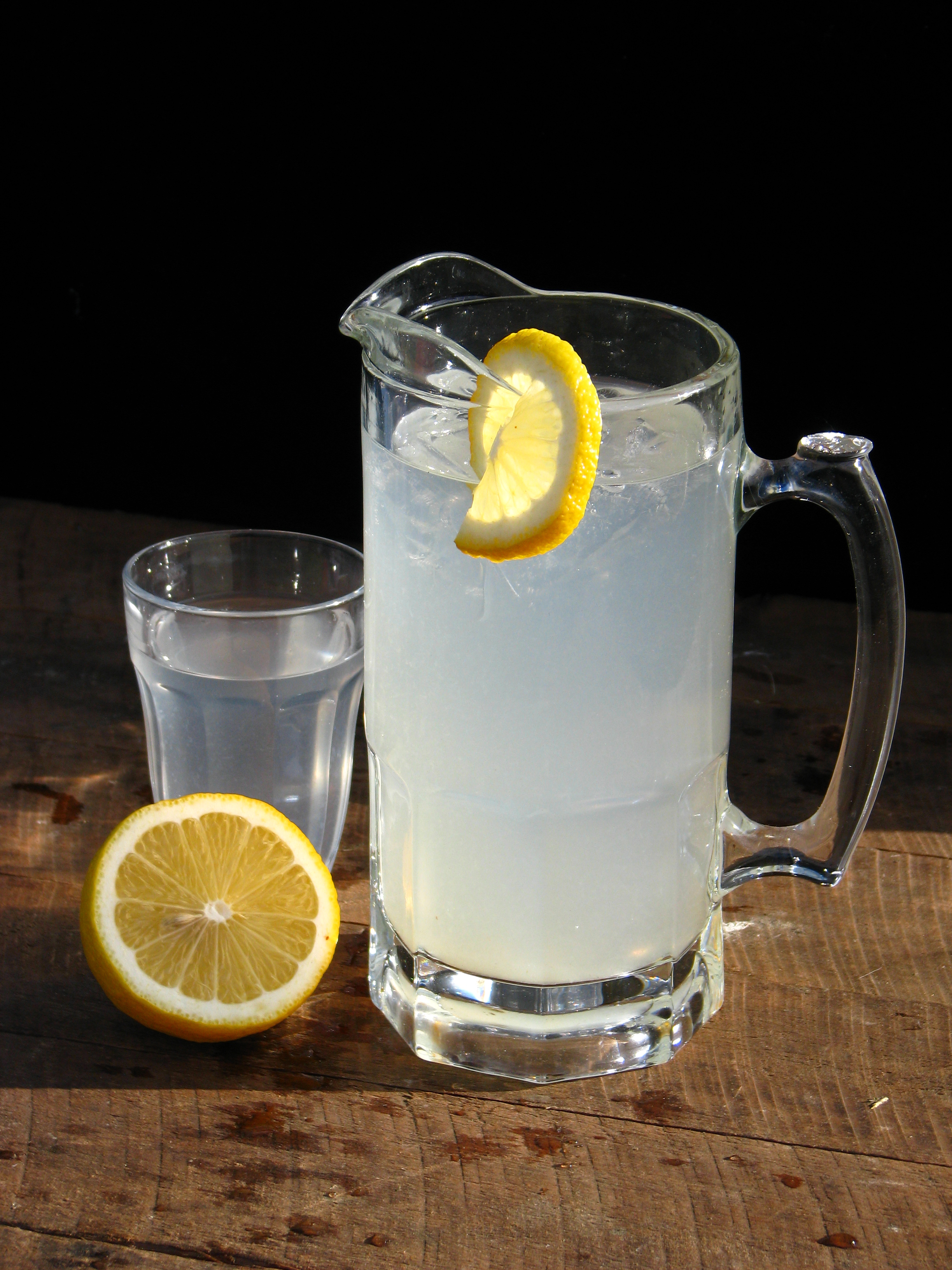 Chilled Lemon Cordial on a hot day